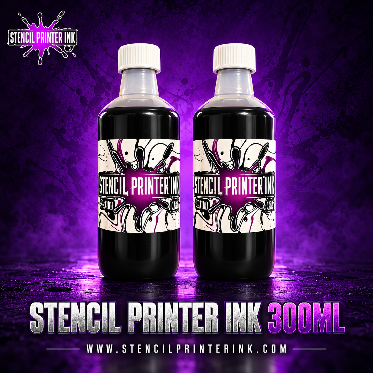 Tusz Stencil Printer Ink Lab 300ml (2x150ml)
